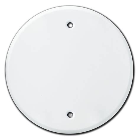 blank plate for junction box|Ceiling Outlet Covers for Round Electrical Box, Circular Wall Plates.